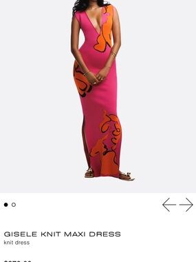 Hanifa Hot Pink Maxi Dress